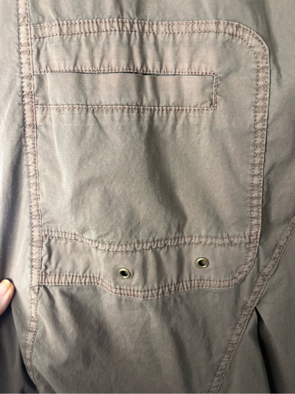 XCVI Women’s Cargo Skirt in Brown - Picture 5 of 6